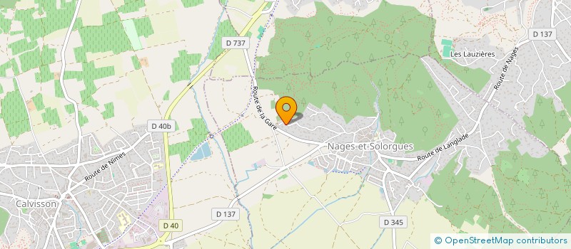 localisation de l'entreprise MADAME MYLENE LOPEZ  NAGES-ET-SOLORGUES