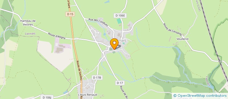 localisation de l'entreprise MADAME MYLENE LUBREZ  LIERNAIS