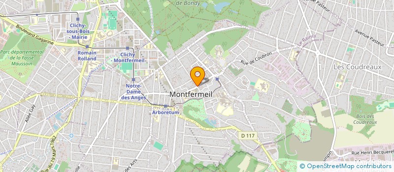 localisation de l'entreprise MADAME MYLENE MALMAISON  MONTFERMEIL