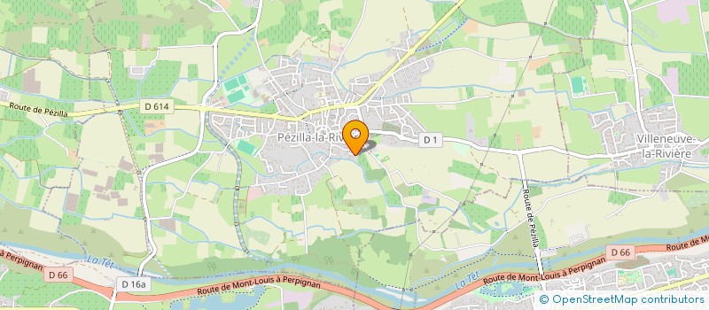 localisation de l'entreprise MADAME MYLENE MANAS  PEZILLA-LA-RIVIERE