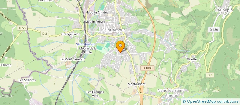 localisation de l'entreprise MADAME MYLENE MARCHAL  SAINT-AMOUR