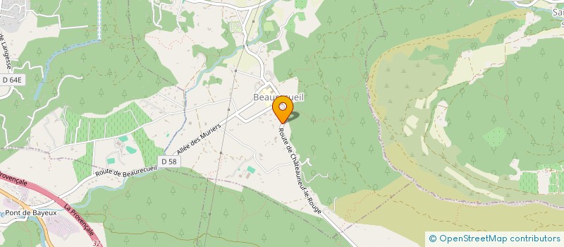 localisation de l'entreprise MADAME MYLENE MARGAIL  BEAURECUEIL