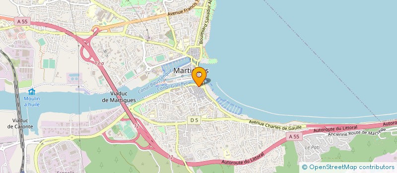 localisation de l'entreprise MADAME MYLENE MARIANI à MARTIGUES