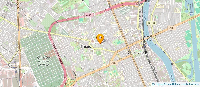 localisation de l'entreprise MADAME MYLENE MARIANI  THIAIS