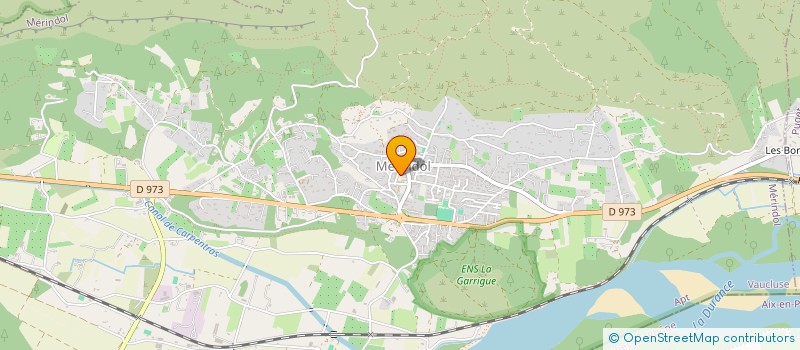 localisation de l'entreprise MADAME MYLENE MARIN  MERINDOL