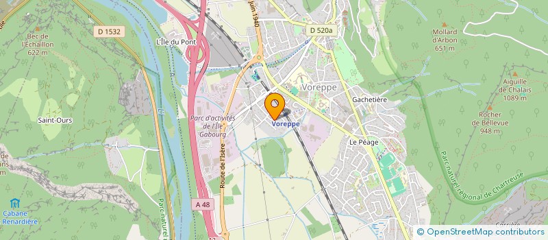 localisation de l'entreprise MADAME MYLENE MARION  VOREPPE