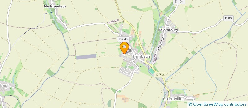 localisation de l'entreprise MADAME MYLENE MATHIEU  TRIMBACH