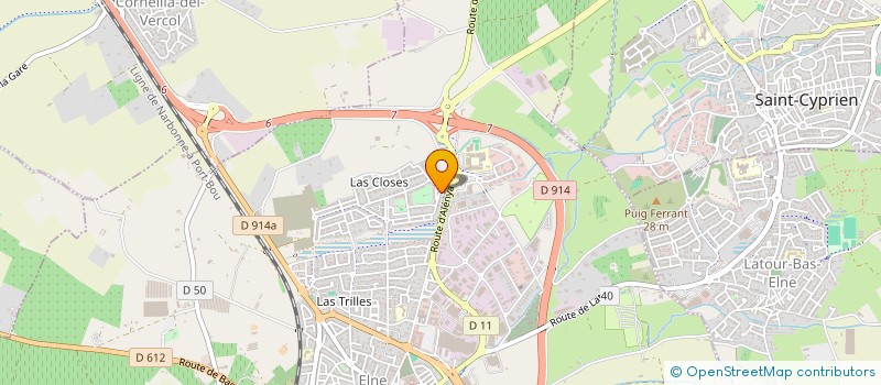 localisation de l'entreprise MADAME MYLENE MELGAR à ELNE