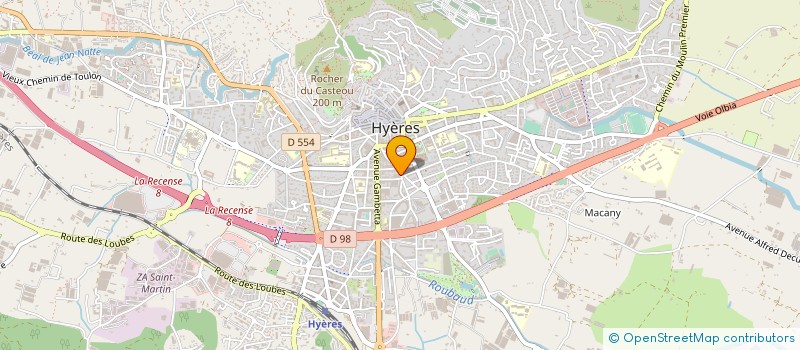 localisation de l'entreprise MADAME MYLENE MINASSIAN à HYERES