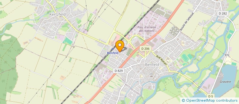 localisation de l'entreprise MADAME MYLENE MINOUX  BENFELD