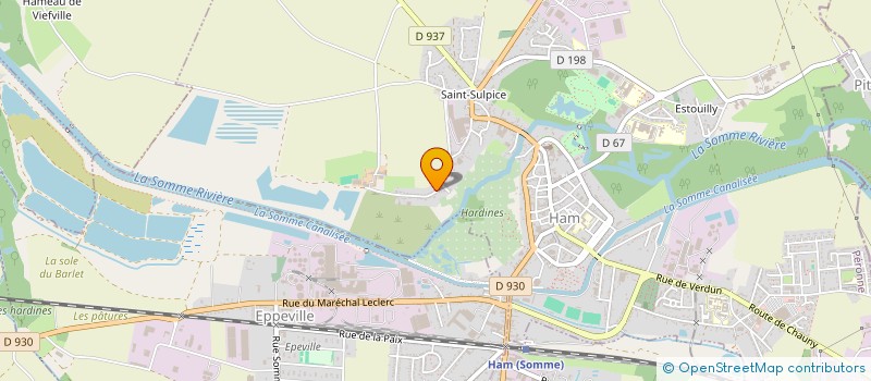 localisation de l'entreprise MADAME MYLENE MOLET  HAM