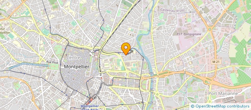 localisation de l'entreprise MADAME MYLENE MONZONIZ à MONTPELLIER