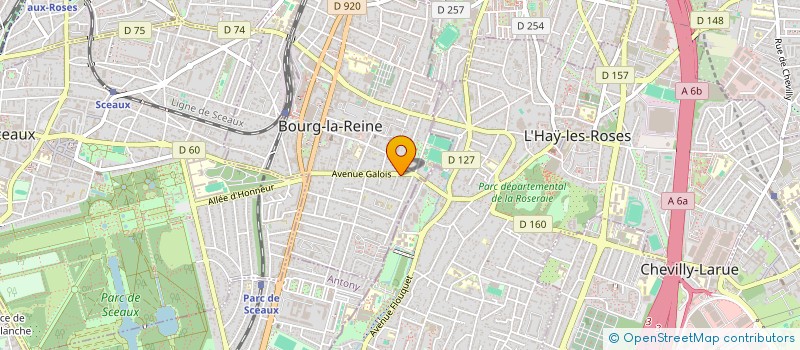 localisation de l'entreprise MADAME MYLENE MOURIERAS à BOURG-LA-REINE