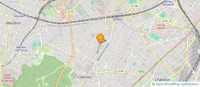localisation de l'entreprise MADAME MYLENE MOYAL à CLAMART