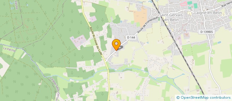 localisation de l'entreprise MADAME MYLENE MULOT  SAINT-GERVAIS-EN-BELIN