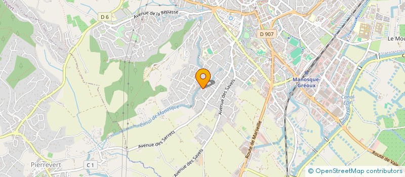 localisation de l'entreprise MADAME MYLENE NALIN à MANOSQUE