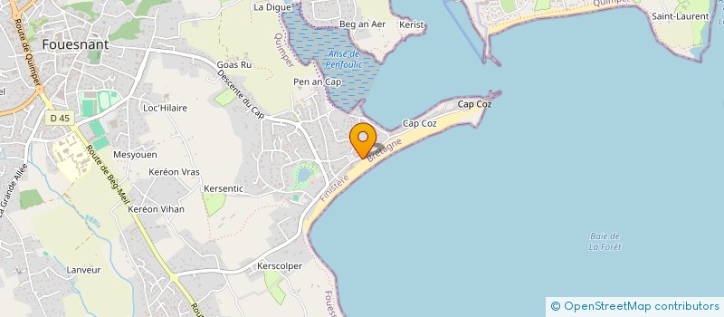 localisation de l'entreprise MADAME MYLENE NICOLAS  FOUESNANT