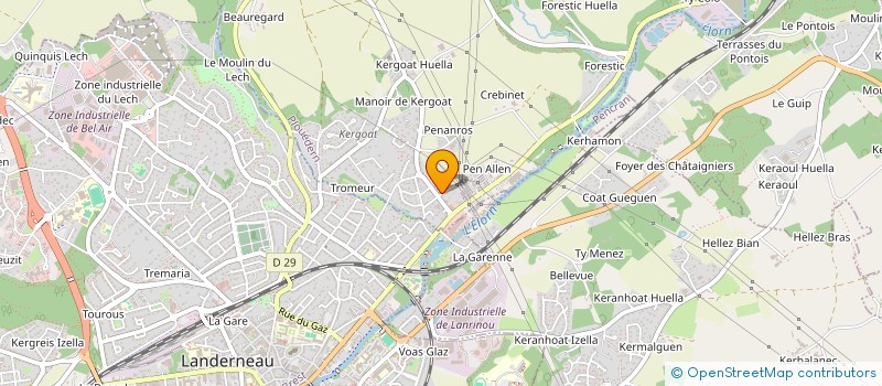 localisation de l'entreprise MADAME MYLENE OLLIVIER  PLOUEDERN