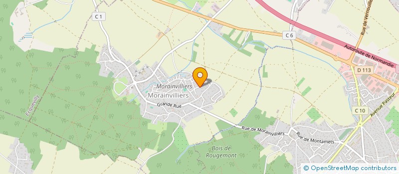 localisation de l'entreprise MADAME MYLENE OUELLETTE  MORAINVILLIERS