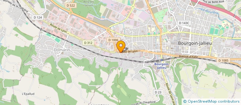 localisation de l'entreprise MADAME MYLENE PAILLET  BOURGOIN-JALLIEU