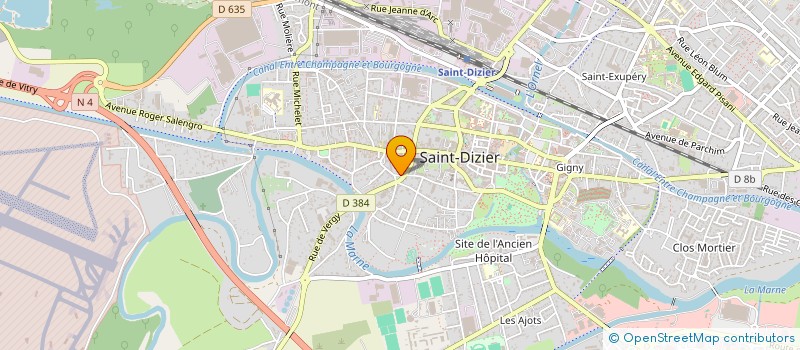 localisation de l'entreprise MADAME MYLENE PAUVRE à SAINT-DIZIER