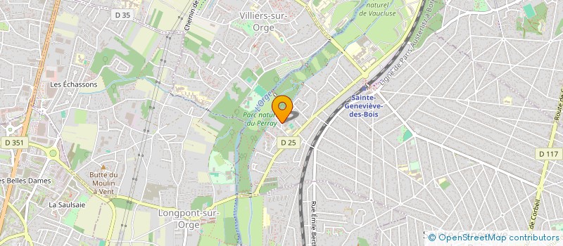 localisation de l'entreprise MADAME MYLENE PERICHON à STE GENEVIEVE DES BOIS