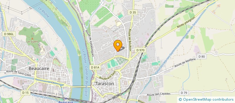 localisation de l'entreprise MADAME MYLENE PHILIBERT  AUBUSSARGUES