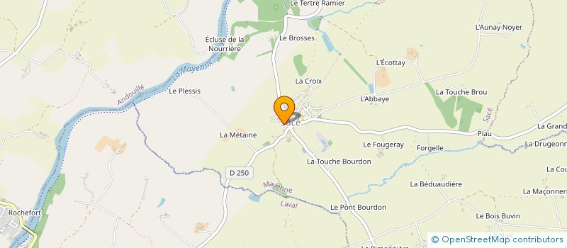 localisation de l'entreprise MADAME MYLENE PIERREFIXE  SACE