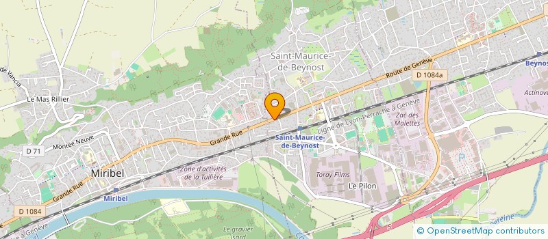 localisation de l'entreprise MADAME MYLENE PIGNOL à SAINT-MAURICE-DE-BEYNOST