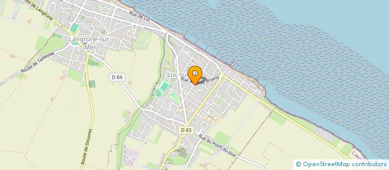 localisation de l'entreprise MADAME MYLENE PIQUOT LANGLOIS  LUC-SUR-MER