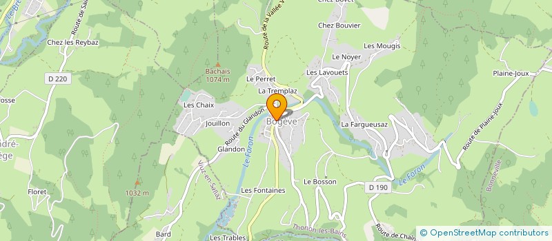 localisation de l'entreprise MADAME MYLENE POLLANO  BOGEVE