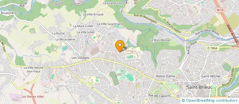 localisation de l'entreprise MADAME MYLENE RENOUX à SAINT-BRIEUC