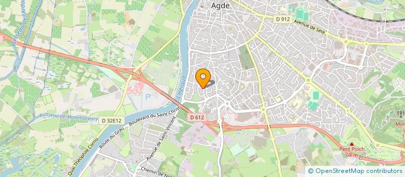 localisation de l'entreprise MADAME MYLENE ROUGIER  AGDE
