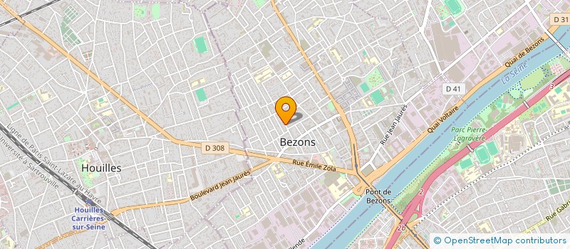 localisation de l'entreprise MADAME MYLENE SABLE  BEZONS