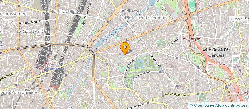 localisation de l'entreprise MADAME MYLENE SAIAGH  PARIS