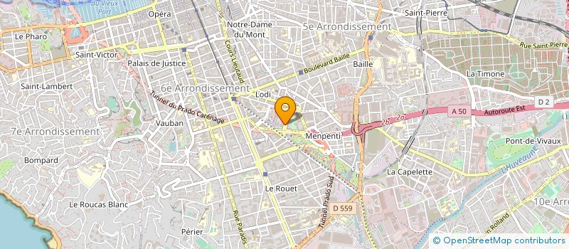 localisation de l'entreprise MADAME MYLENE SANCHEZ à MARSEILLE
