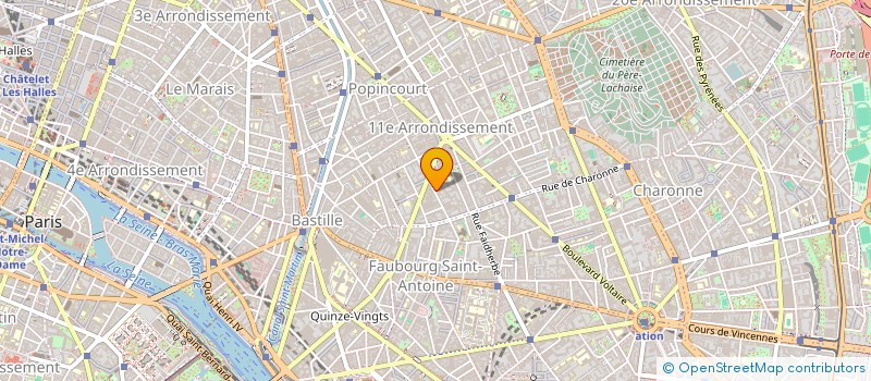 localisation de l'entreprise MADAME MYLENE SAUVEGRAIN  PARIS