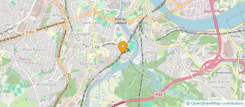 localisation de l'entreprise MADAME MYLENE SECAT à BAYONNE