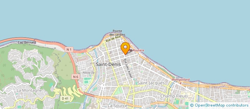 localisation de l'entreprise MADAME MYLENE SERALY à SAINT-DENIS
