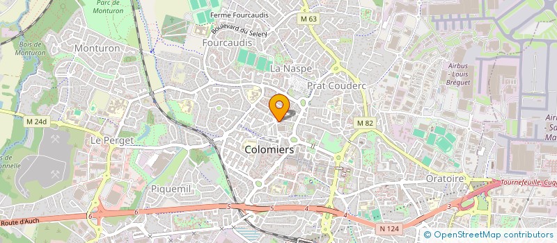 localisation de l'entreprise MADAME MYLENE SIAMER à COLOMIERS