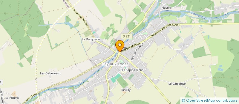 localisation de l'entreprise MADAME MYLENE SIFFELET à FAY-AUX-LOGES