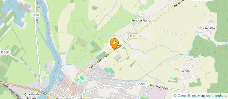 localisation de l'entreprise MADAME MYLENE SIMON à AUXONNE