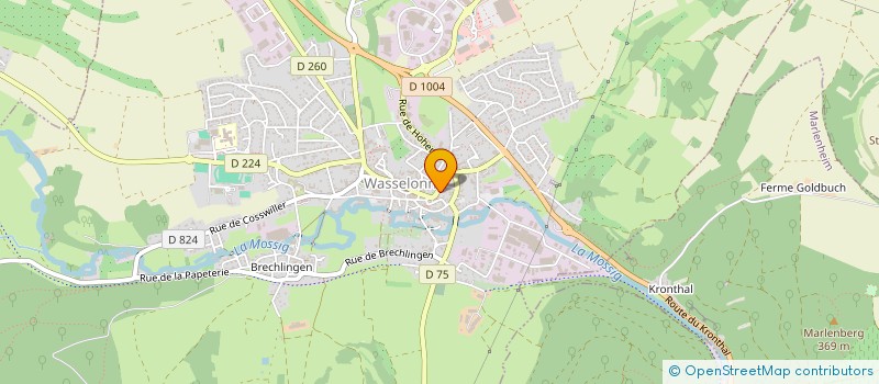 localisation de l'entreprise MADAME MYLENE STEHLY  WASSELONNE