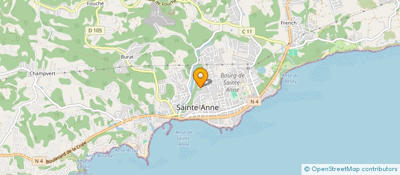 localisation de l'entreprise MADAME MYLENE TALBOT COPHY à SAINTE-ANNE