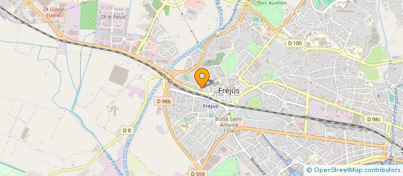 localisation de l'entreprise MADAME MYLENE TERRIER à FREJUS