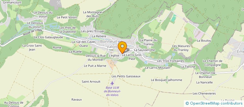 localisation de l'entreprise MADAME MYLENE TESTARD  BONNEUIL-EN-VALOIS