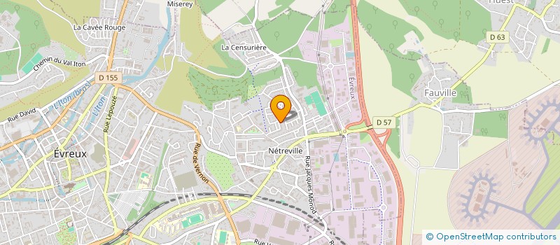 localisation de l'entreprise MADAME MYLENE THOMASSE à EVREUX
