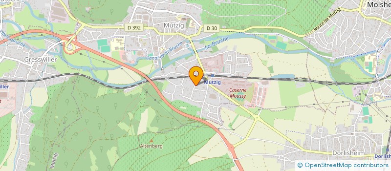 localisation de l'entreprise MADAME MYLENE UEBERFILL  MUTZIG