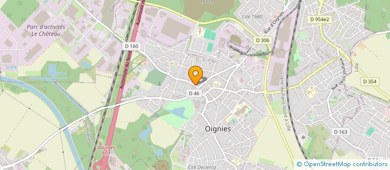 localisation de l'entreprise MADAME MYLENE VANACKER  OIGNIES