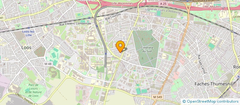 localisation de l'entreprise MADAME MYLENE VANOTTI  ROUBAIX